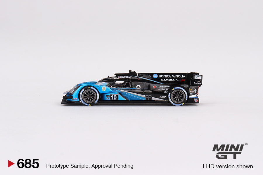 Mini GT - Acura ARX-06 GTP #10 No. 10 Konica Minolta Acura ARX-06 2023 IMSA Daytona 24 Hrs - Scala 1/64 MGT00685