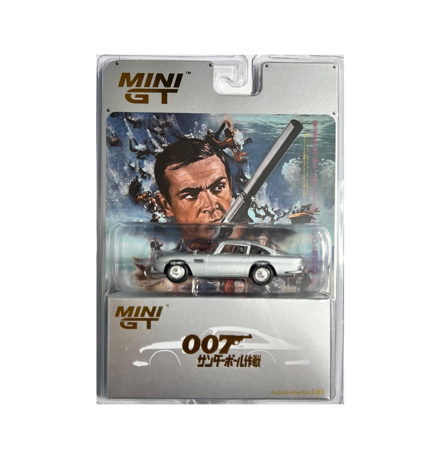 Mini GT - Aston Martin DB5 “Thunderball” 007 James Bond - Scala 1/64 MGT00901-007J JAPANESE Blister