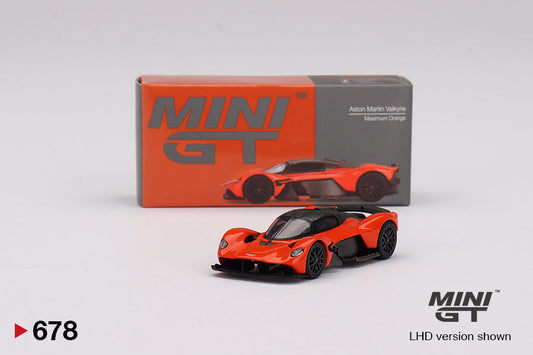 Mini GT - Aston Martin Valkyrie Maximum Orange - Scala 1/64 MGT00678