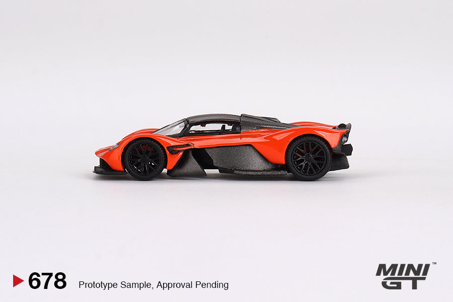 Mini GT - Aston Martin Valkyrie Maximum Orange - Scala 1/64 MGT00678