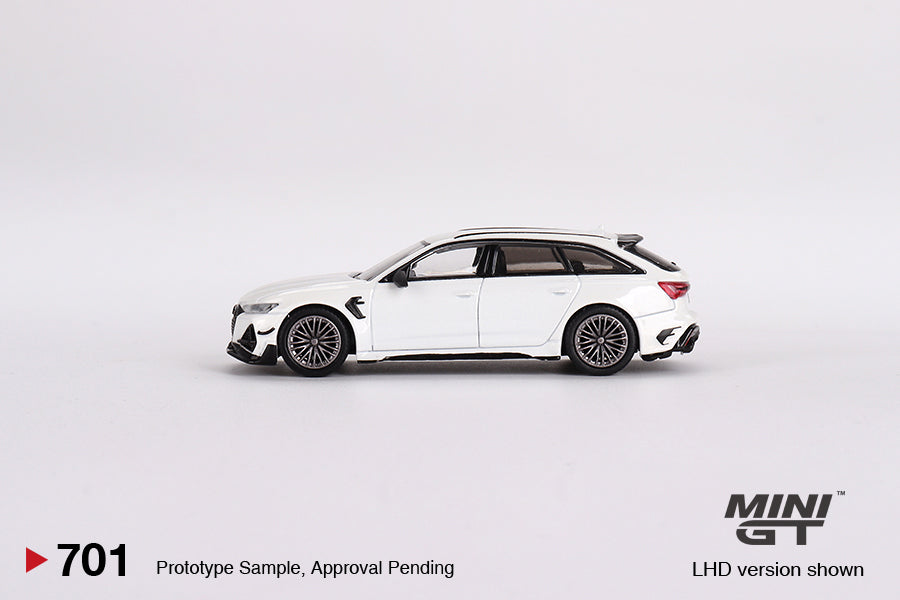 Mini GT - Audi ABT RS6-R Glacier White Metallic - Scale 1/64 MGT00701