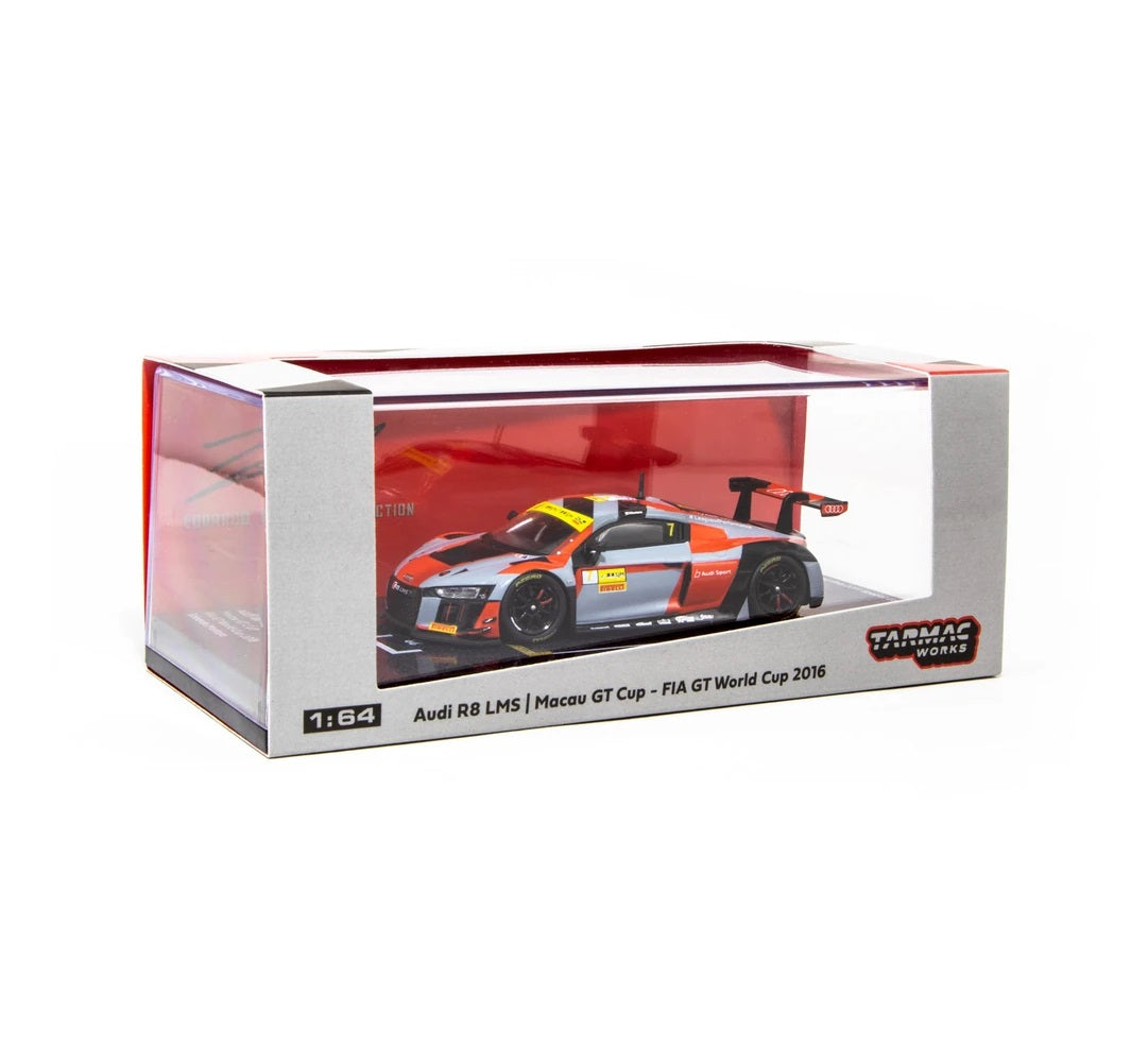 Tarmac Works - Audi R8 LMS FIA GT World Cup Macau 2016 #7 - Scala 1/64 T64-007-MGP16EM