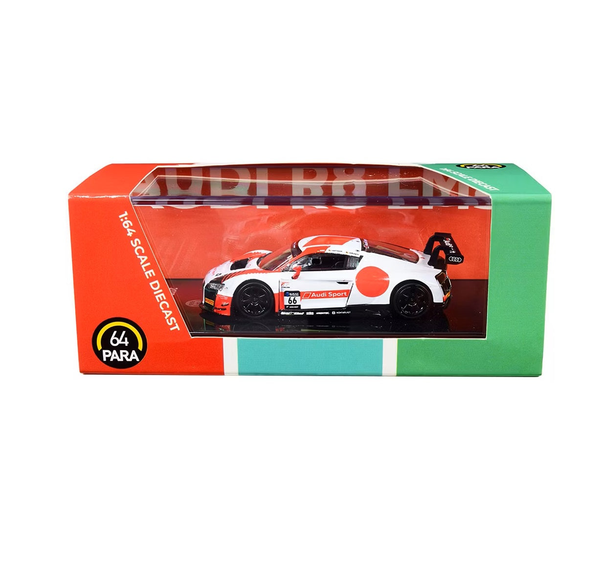 Para64 - Audi R8 LMS #66 WRT 2018 Suzuka 10 Hours - Scale 1/64 PA-55262