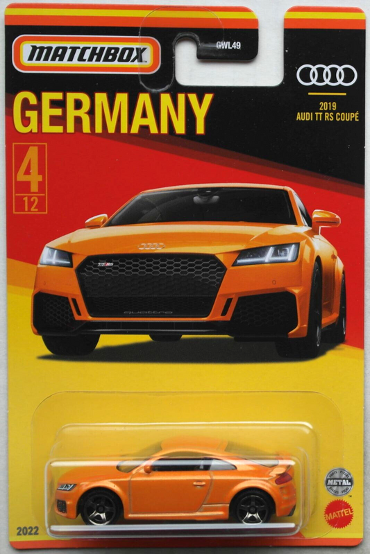 Matchbox - Audi TT RS Coupe Germany - Matchbox - Scala 1/64 Circa