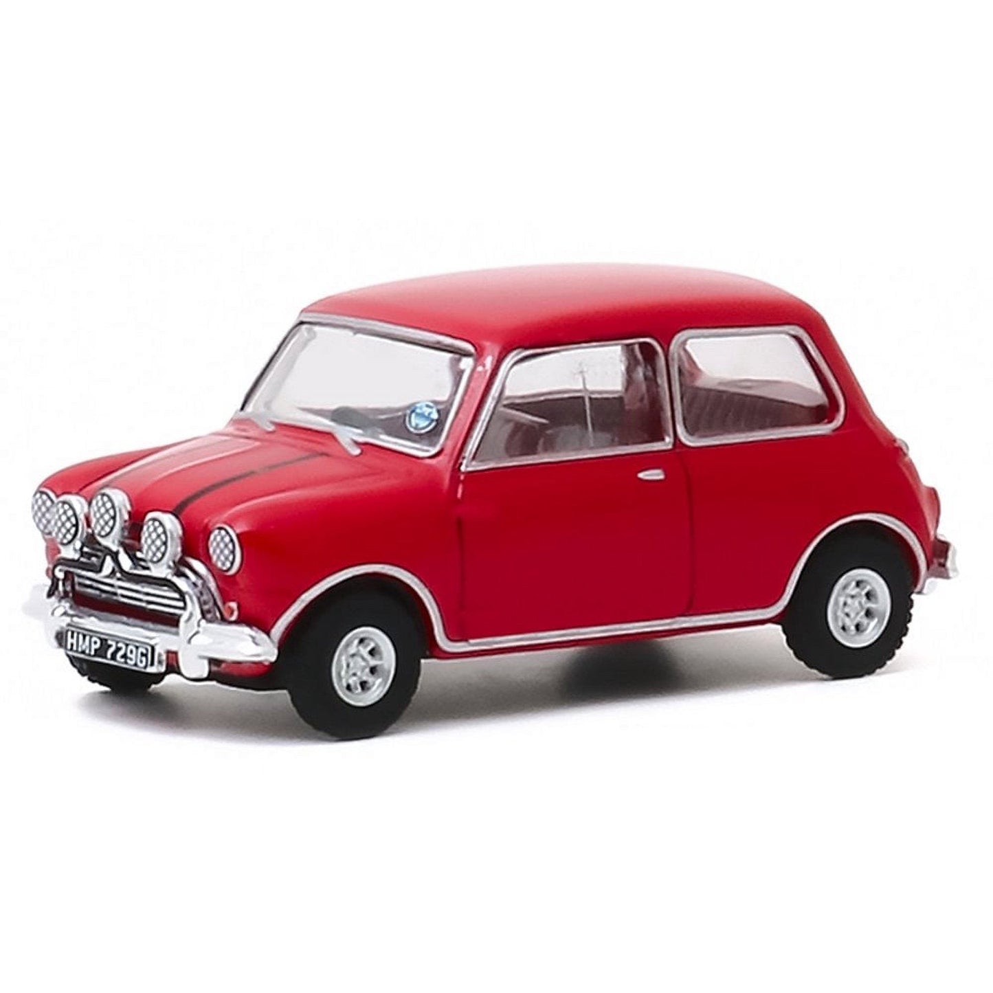 Greenlight - 1967 Austin Mini Cooper S 1275 MKI Red The italian Job - Scale 1/64