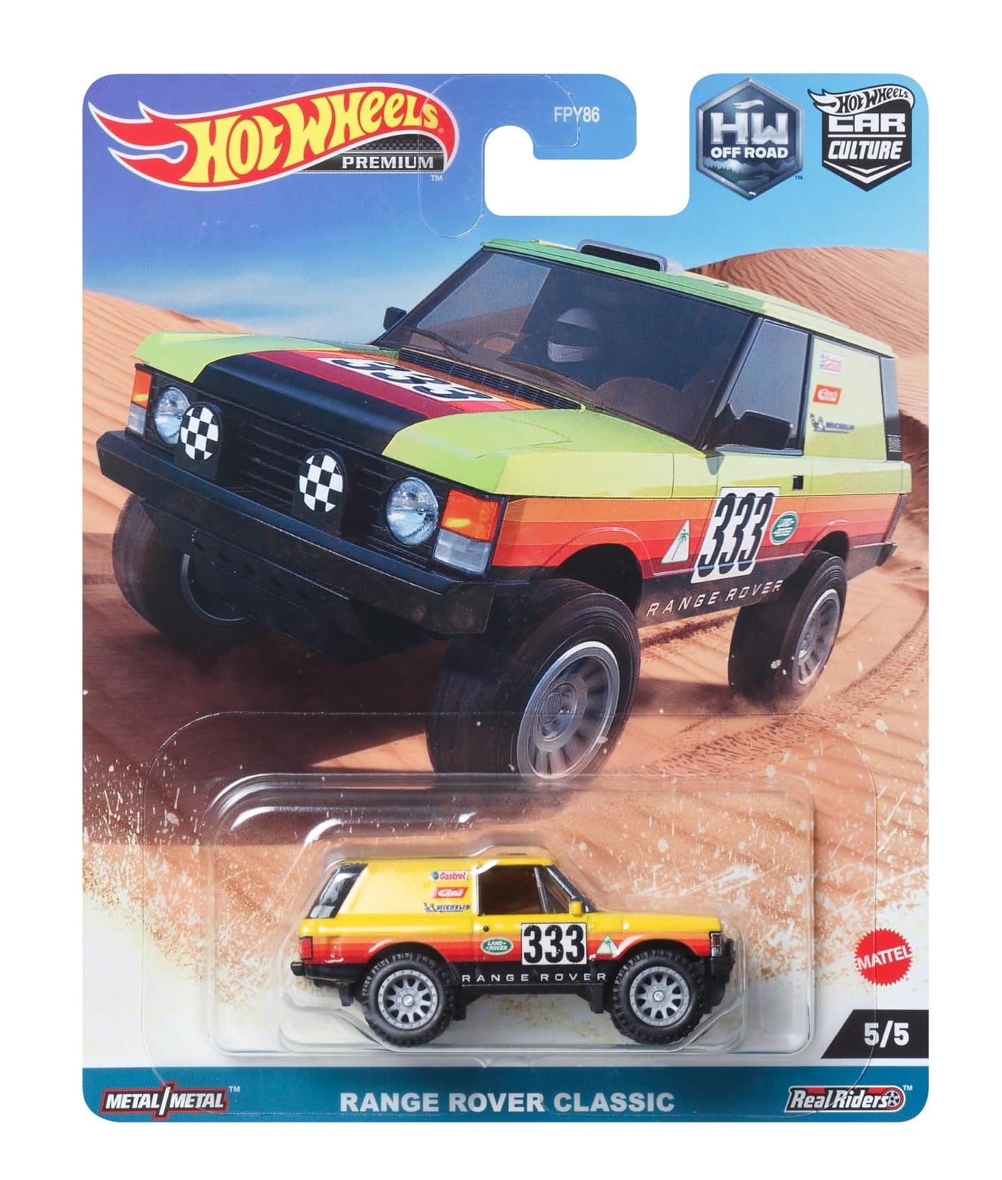 Hot Wheels Premium - Range Rover Classic - Series Car Culture - Scala 1/64