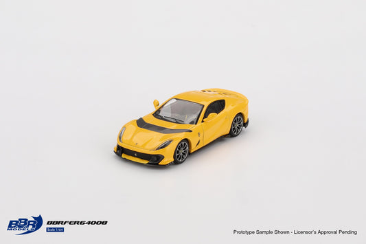 [PRE-ORDER] BBR Models - Ferrari 812 Giallo Modena Competizione 2021 - Scala 1/64 BBRFER64008