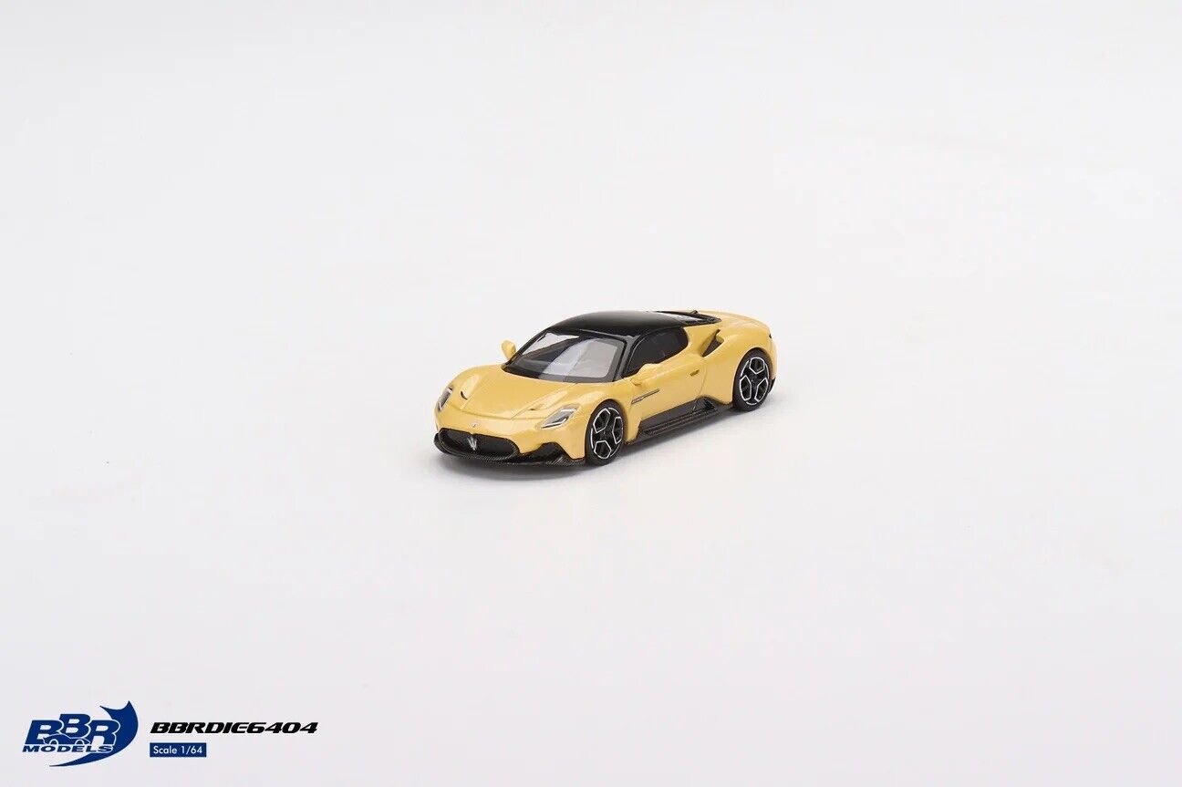 BBR Models - Maserati MC20 Giallo Genio - 1/64 Scale BBRDIE6404