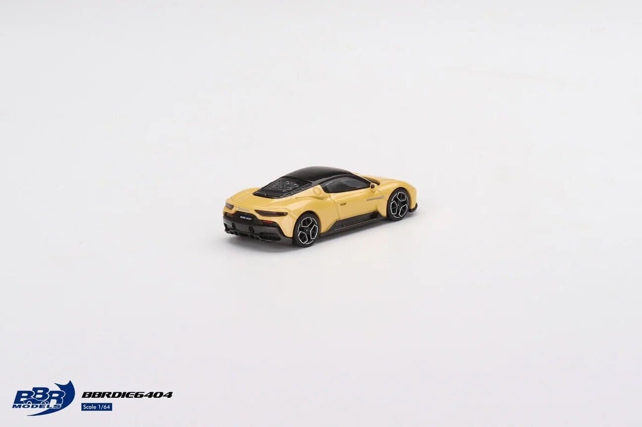 BBR Models - Maserati MC20 Giallo Genio - Scala 1/64 BBRDIE6404