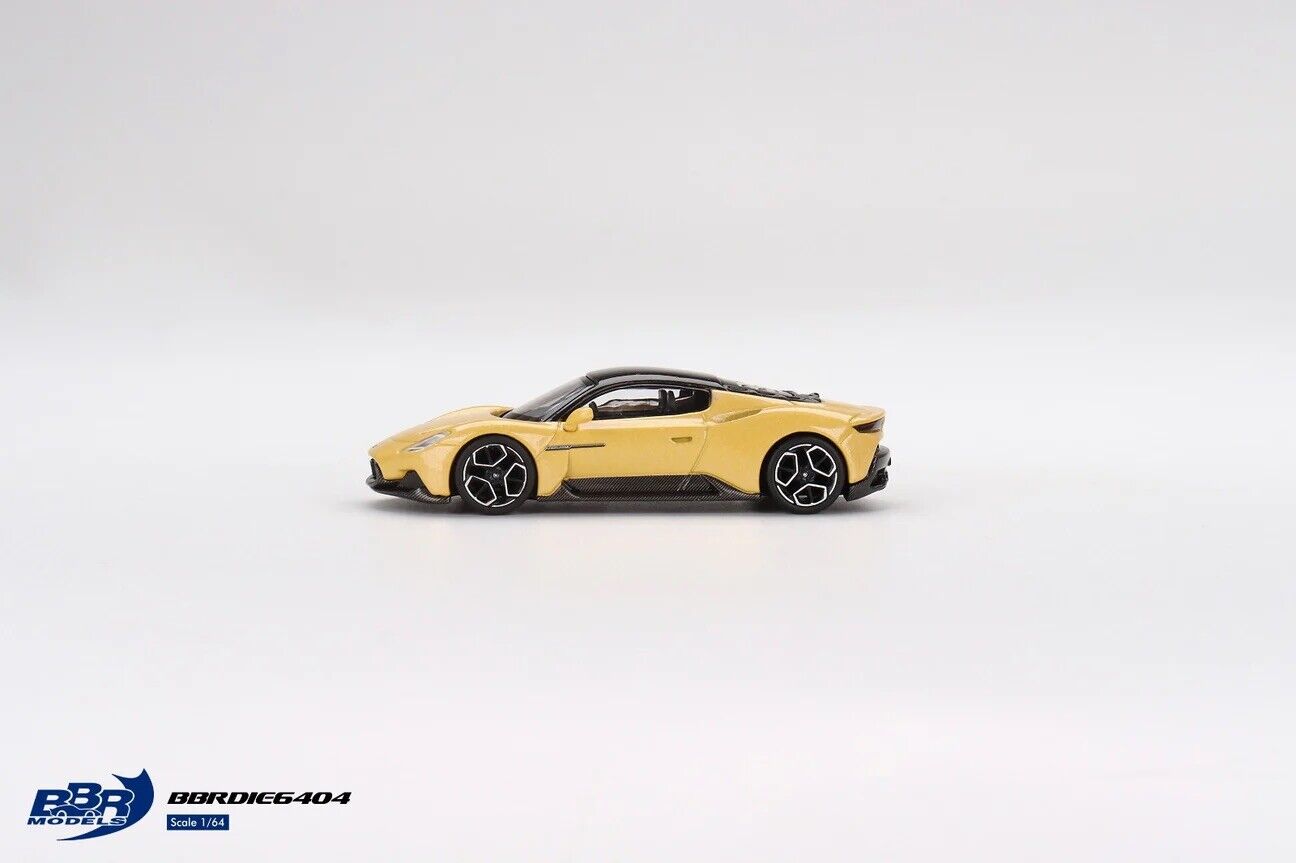 BBR Models - Maserati MC20 Giallo Genio - 1/64 Scale BBRDIE6404