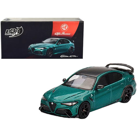 BBR Models - Alfa Romeo Giulia GTAm Montreal Green - Scale 1/64 BBRDIE6411