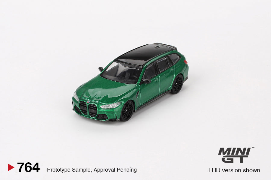 Mini GT - BMW M3 Competition Touring Isle of Man Green Metallic - Scala 1/64 MGT00764