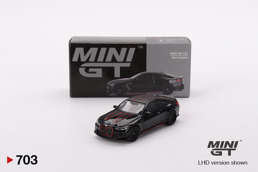 Mini GT - BMW M4 CSL Black Sapphire - Scala 1/64 MGT00703