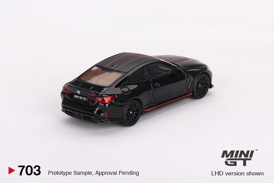 Mini GT - BMW M4 CSL Black Sapphire - Scale 1/64 MGT00703