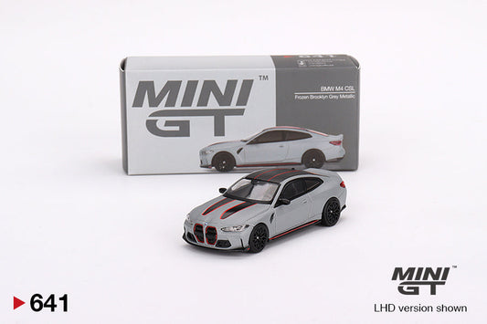 Mini GT - BMW M4 CSL Frozen Brooklyn Grey Metallic - Scala 1/64 MGT00641