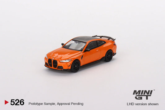 Mini GT - BMW M4 M-Performance (G82) Fire Orange RHD - Scale 1/64 MGT00526-R