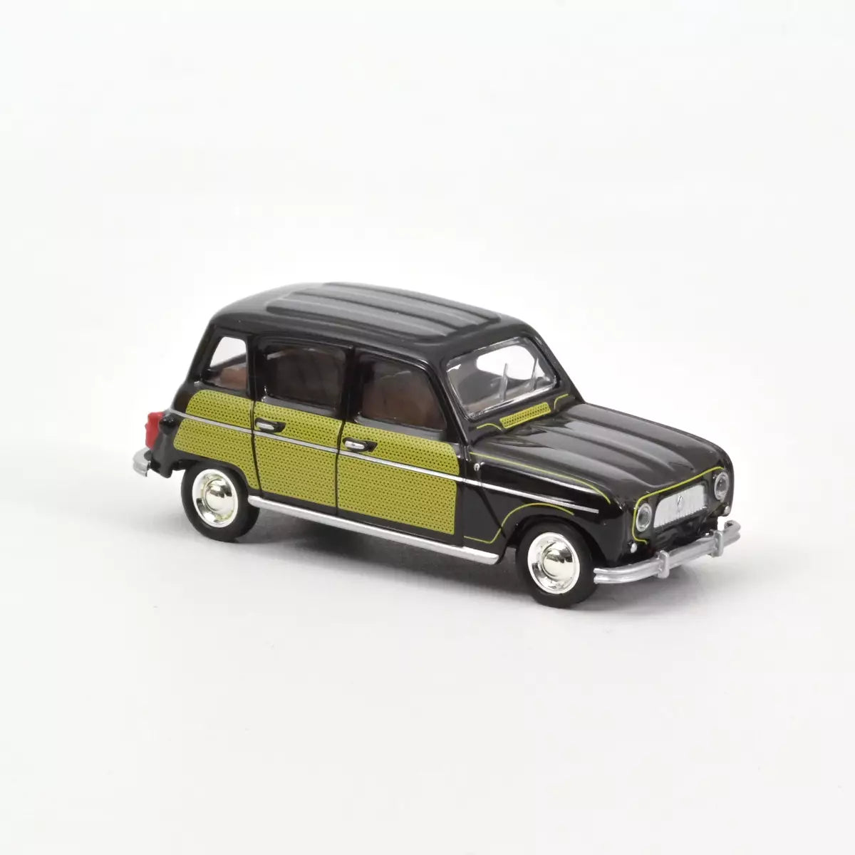 Norev - Renault 4 Parisienne 1963 Black and Yellow - Scala 1/64 Circa