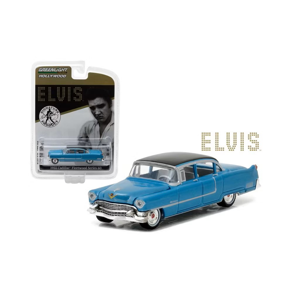 Greenlight - Elvis Presley 1955 Cadillac Fleetwood Series 60 - Greenlight - Scala 1/64 Hollywood Series