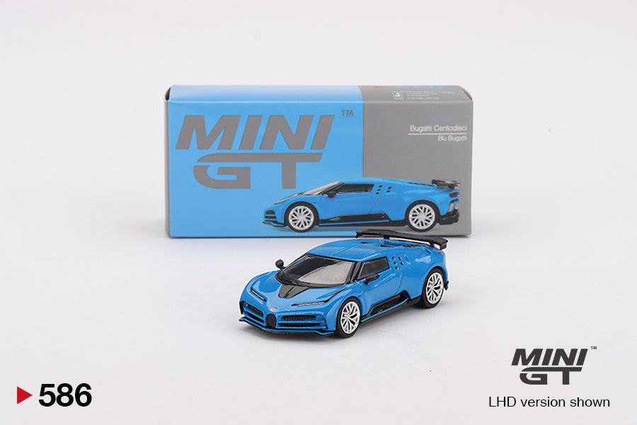 Mini GT - Bugatti Centodieci Blu Bugatti - Scala 1/64 MGT00586