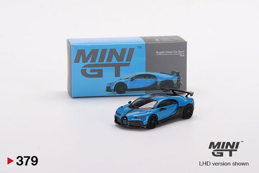 Mini GT - Bugatti Chiron Pur Sport Blue - Scala 1/64 MGT00379