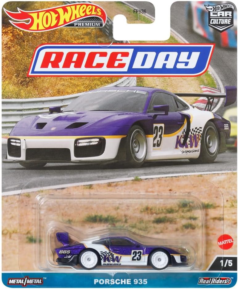 Hot Wheels Premium - Porsche 935 #23 - Series Car Culture Race Day - Scale 1/64