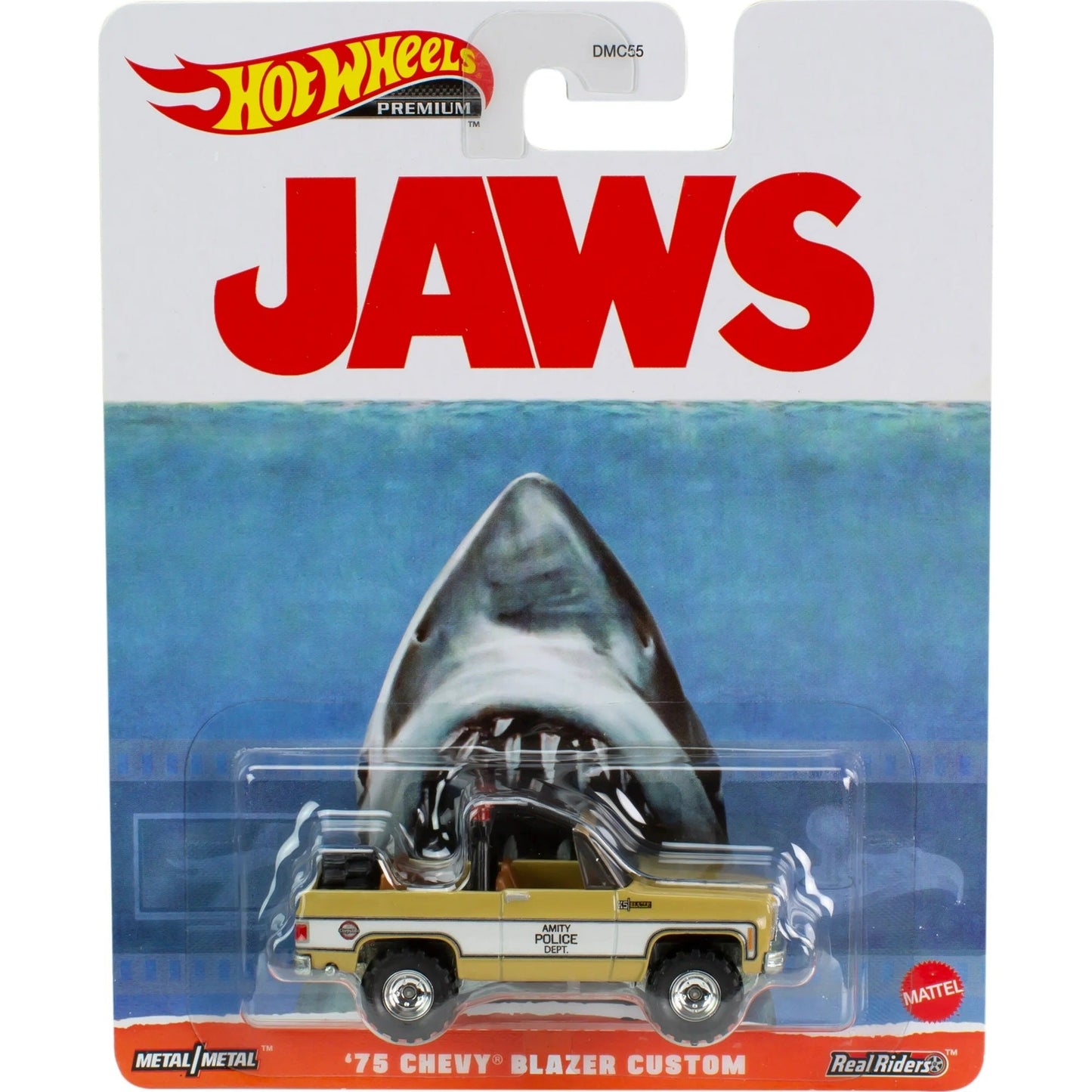 Hot Wheels Premium - Chevrolet Blazer 1975 Jaws Movie - Scala 1/64 Circa