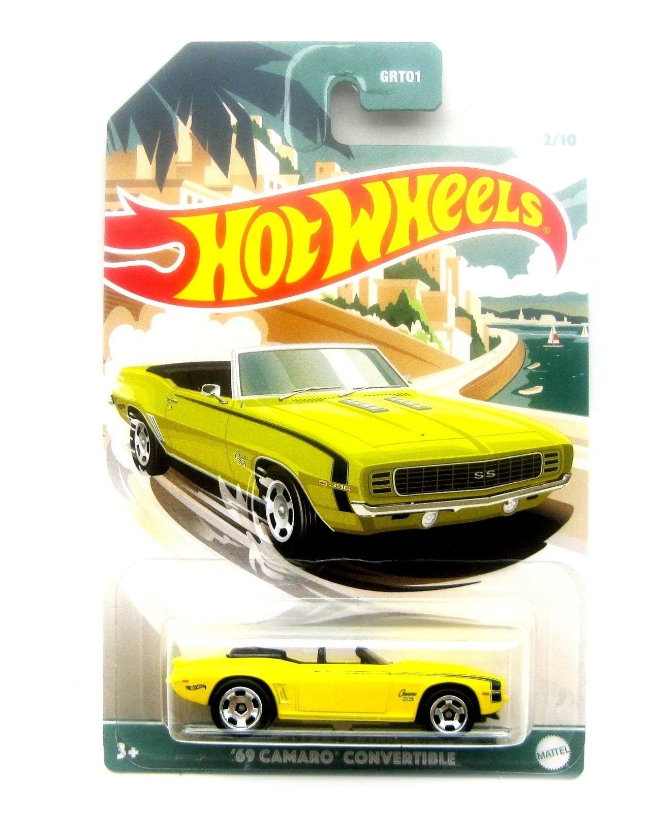 Hot Wheels - Chevrolet Camaro Convertibile 1969 Yellow - Scala 1/64