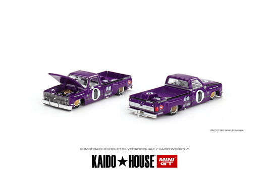 Mini GT - Chevrolet Silverado Dually KAIDO V1 - KAIDO HOUSE - Scala 1/64 KHMG084