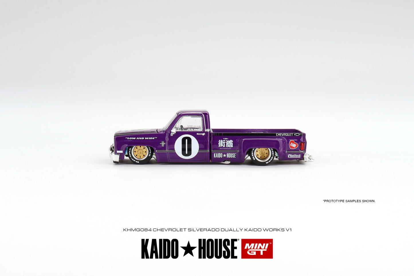 Mini GT - Chevrolet Silverado Dually KAIDO V1 - KAIDO HOUSE - Scale 1/64 KHMG084