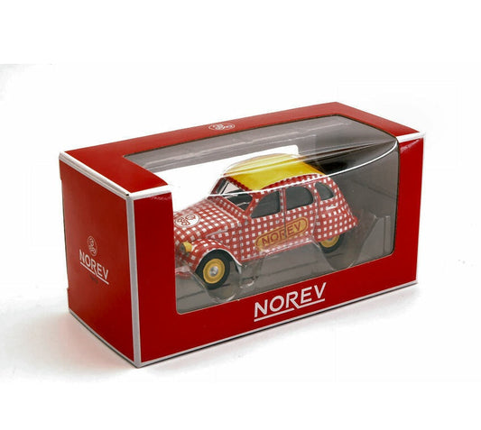 Norev - Citroen 2CV 6 Spécial 1980 Cycliste - Scala 1/64 Circa