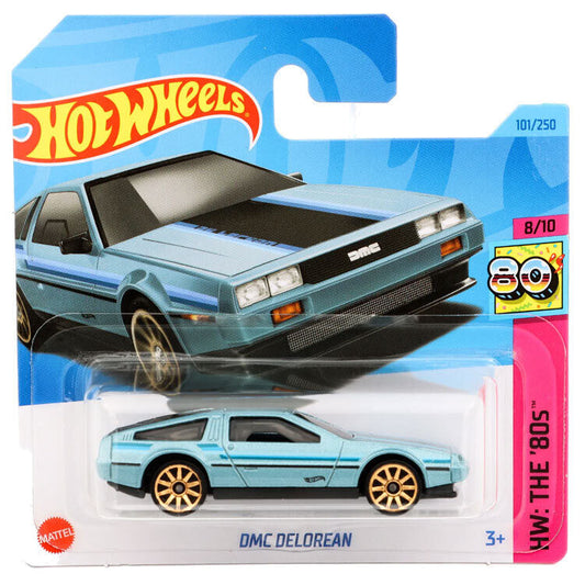 Hot Wheels - DMC DeLorean Light Blue - Scale 1/64 Approx