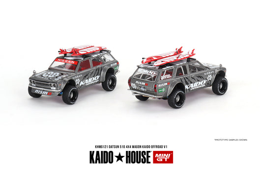 Mini GT - Datsun KAIDO 510 Wagon 4x4 Kaido Offroad V1 - KAIDO HOUSE - Scala 1/64 KHMG121