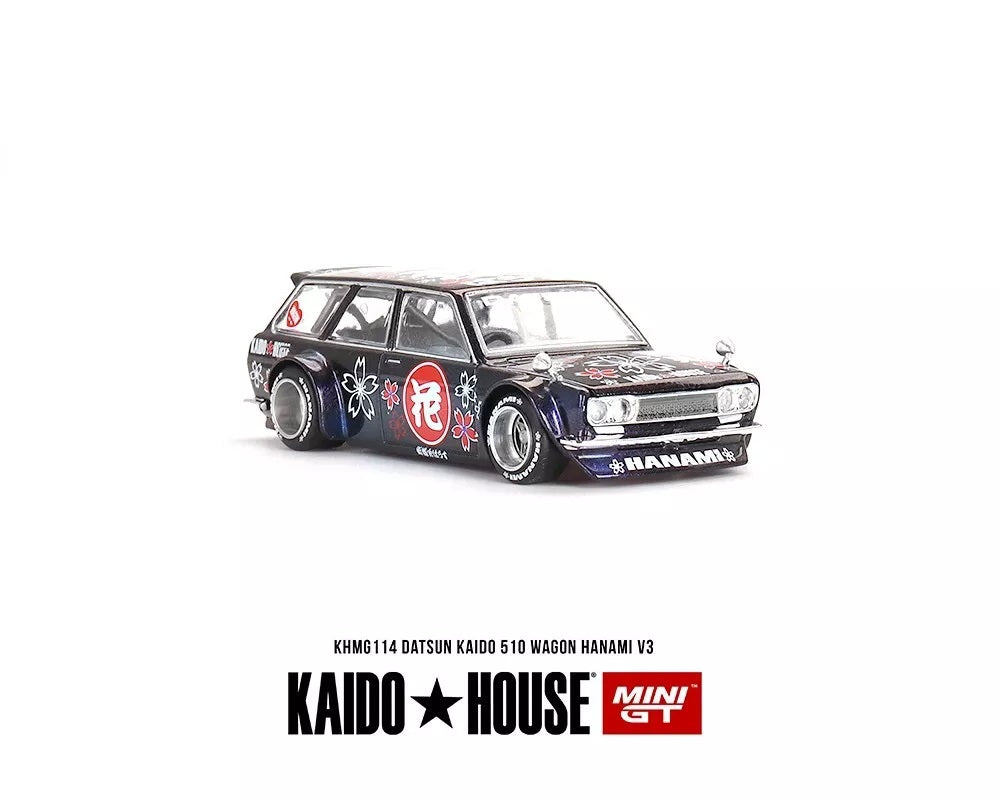 Mini GT - Datsun Kaido 510 Wagon Hanami V3 - KAIDO HOUSE - Scale 1/64 KHMG114