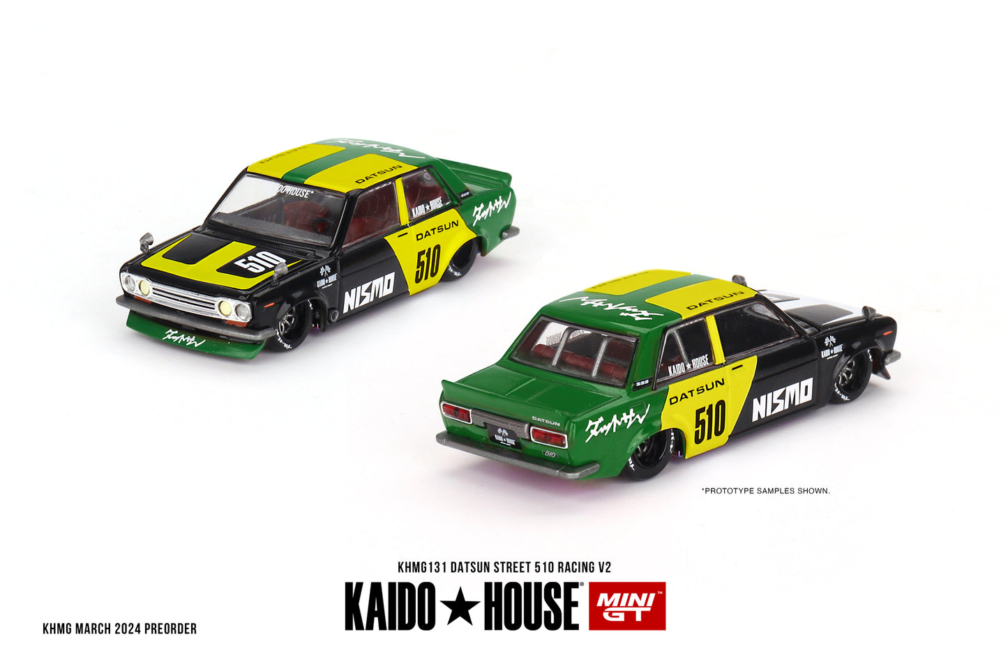 Mini GT - Datsun Street 510 Racing V2 - KAIDO HOUSE - Scale 1/64 KHMG131