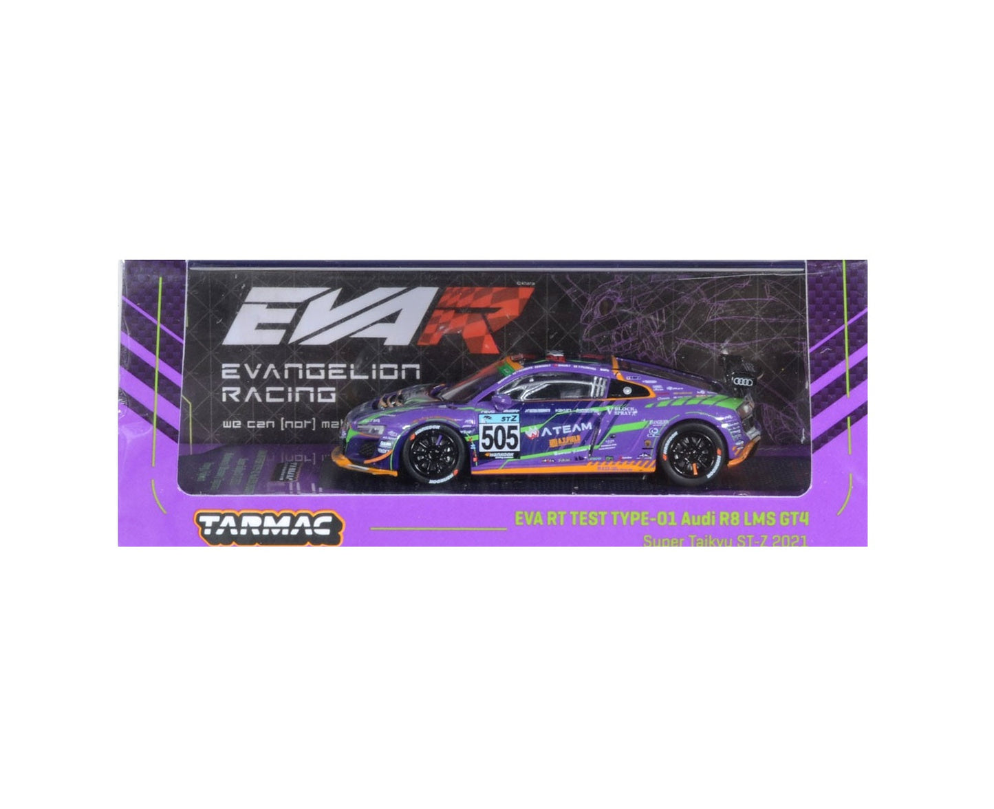 Tarmac Works - EVA RT TEST TYPE-01 Audi R8 LMS GT4Super Taikyu ST-Z 2021 - Scala 1/64 T64-070-EVA21