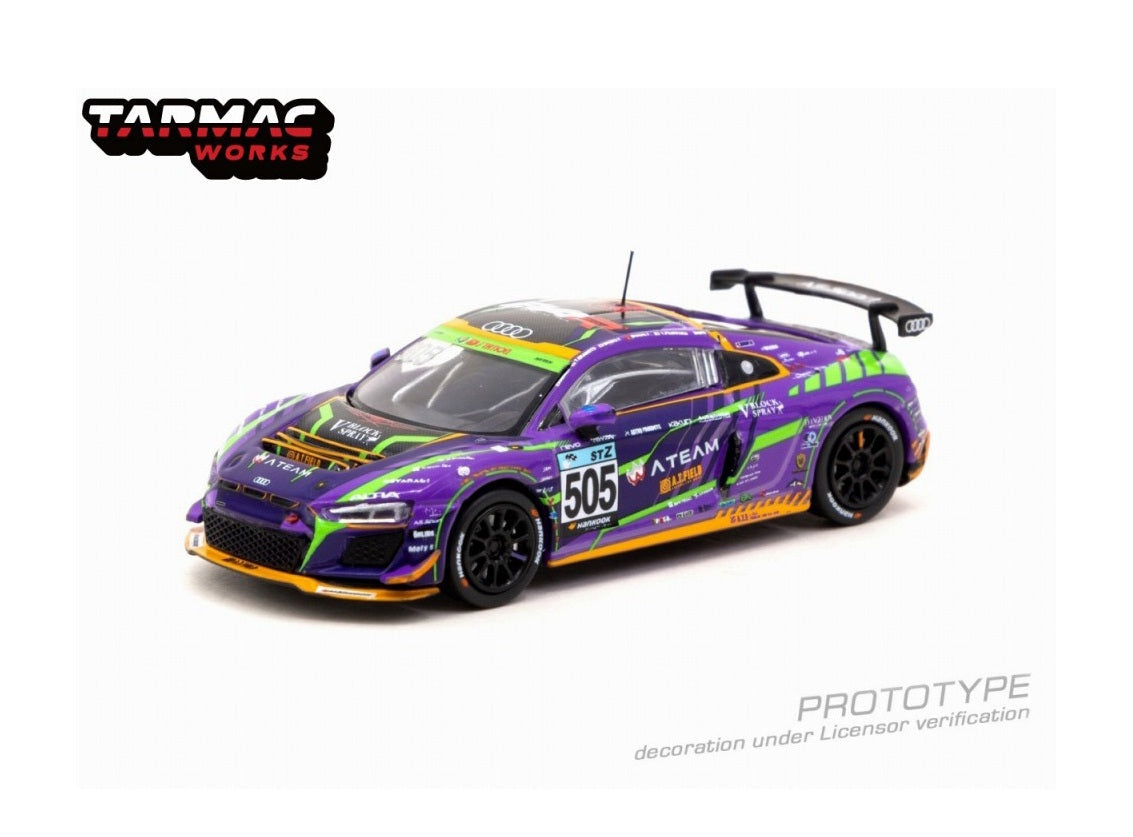 Tarmac Works - EVA RT TEST TYPE-01 Audi R8 LMS GT4Super Taikyu ST-Z 2021 - Scale 1/64 T64-070-EVA21