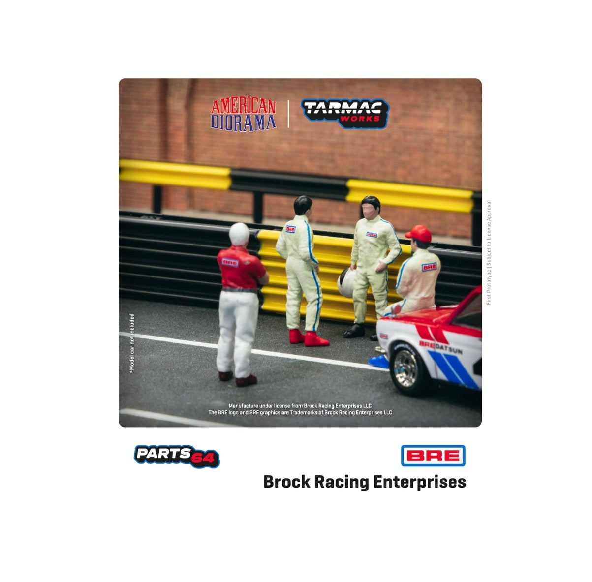 Tarmac Works - Race Drivers Brock Racing Enterprises BRE - Scale 1/64 T64F-006-BRE1