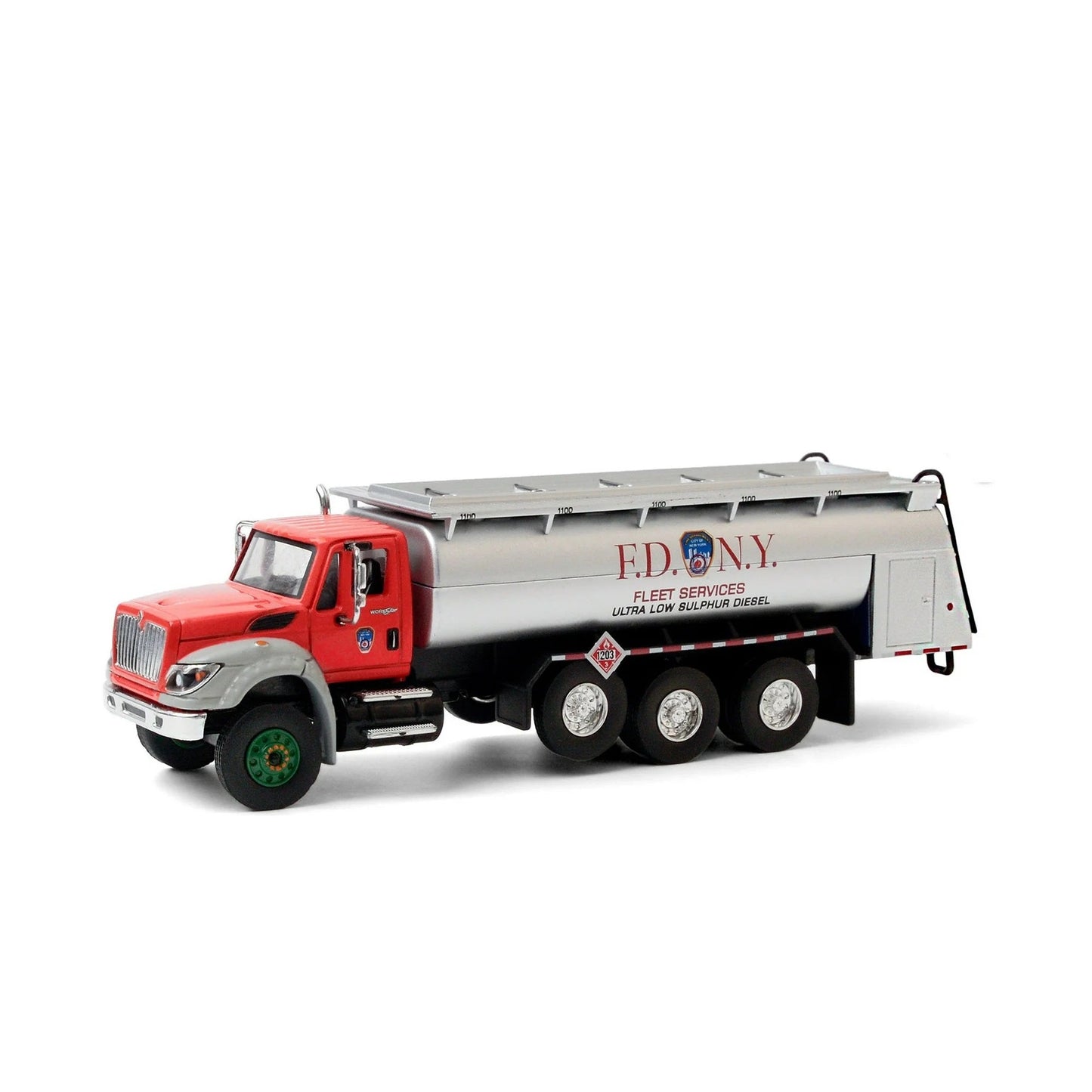 Greenlight - 2018 International WorkStar Tanker Truck Fire Department City of New York - Series SD Trucks - Scala 1/64