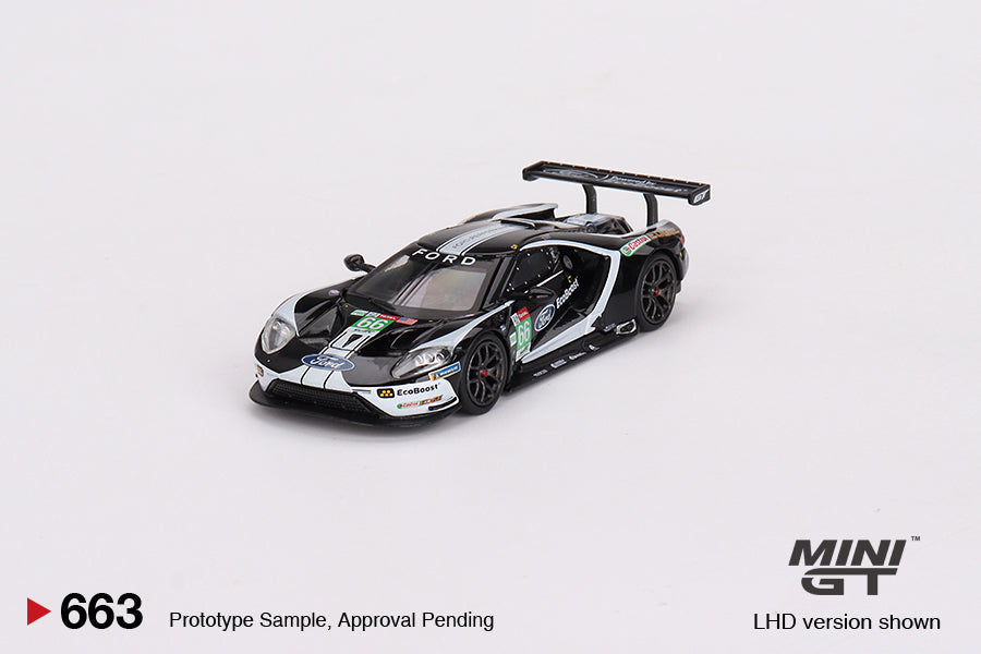 Mini GT - 4 Cars Set Ford GT LMGTE PRO 2019 24 Hrs of Le Mans Ford Chip Ganassi Team - Scala 1/64 MGTS0010