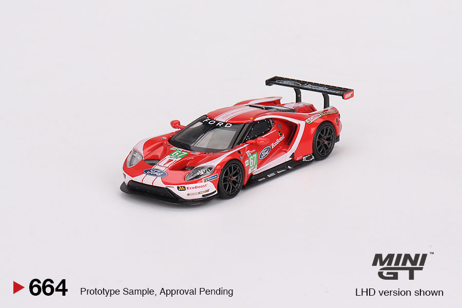 Mini GT - 4 Cars Set Ford GT LMGTE PRO 2019 24 Hrs of Le Mans Ford Chip Ganassi Team - Scala 1/64 MGTS0010