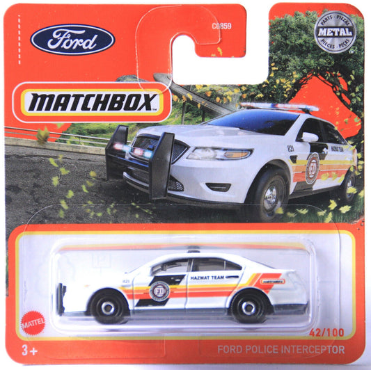 Matchbox - Ford Police Interceptor #42 - Matchbox - Scala 1/64 Circa