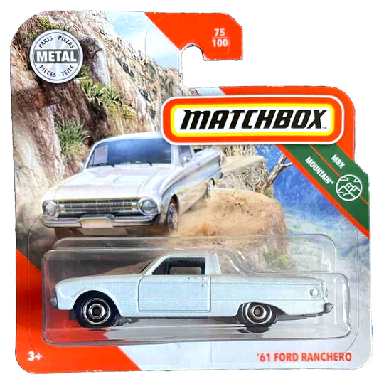 Matchbox - Ford Ranchero 1961 White #75 - Matchbox - Scala 1/64 Circa