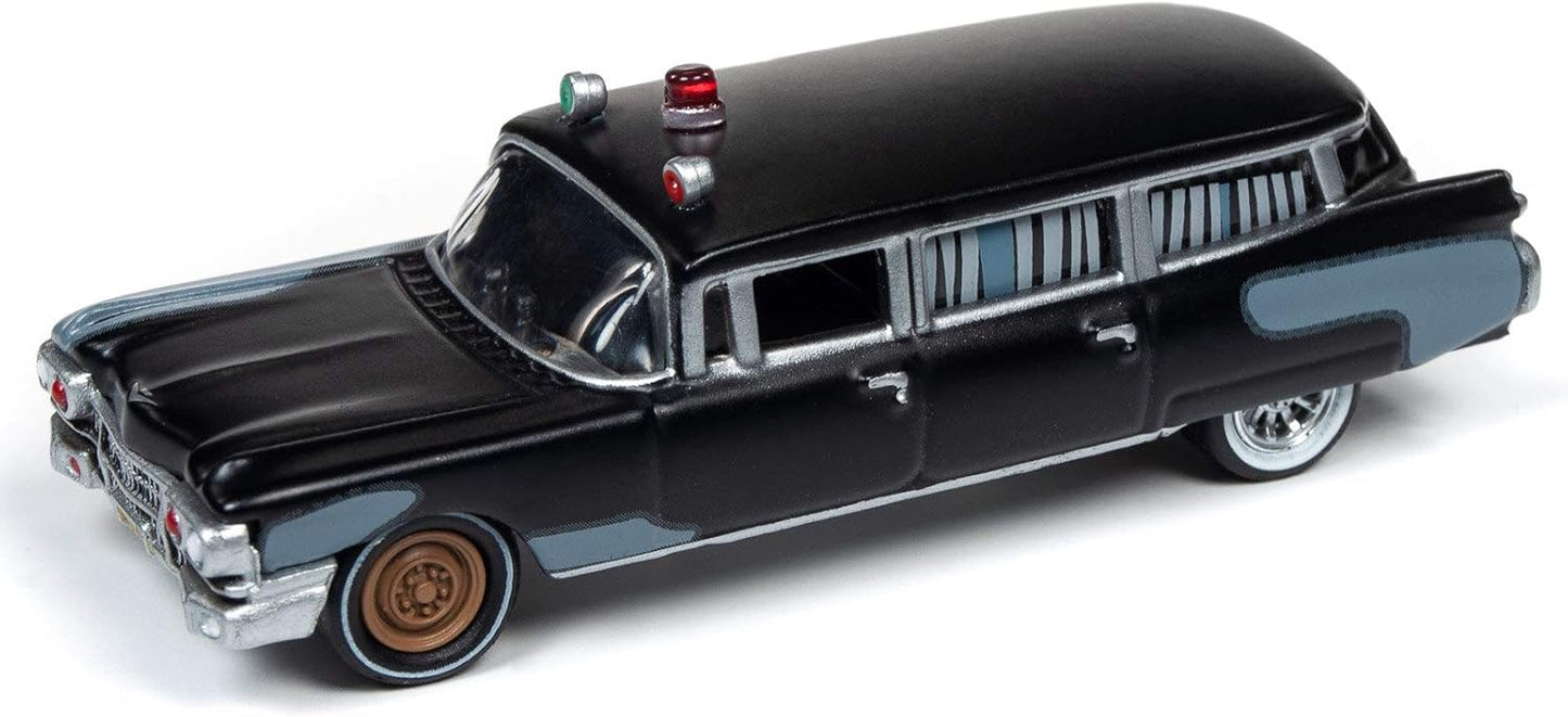 Johnny Lightning - Cadillac 1959 Black Ghostbuster - Scale 1/64