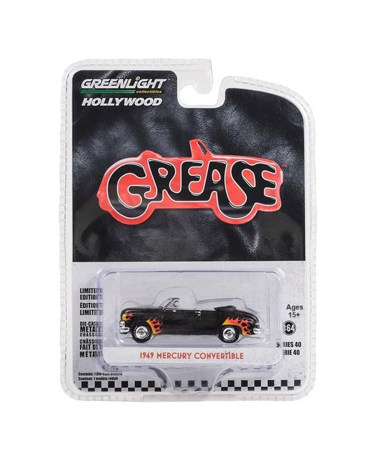 Greenlight - 1949 Mercury Convertible - Grease - Scala 1/64 Hollywood Series