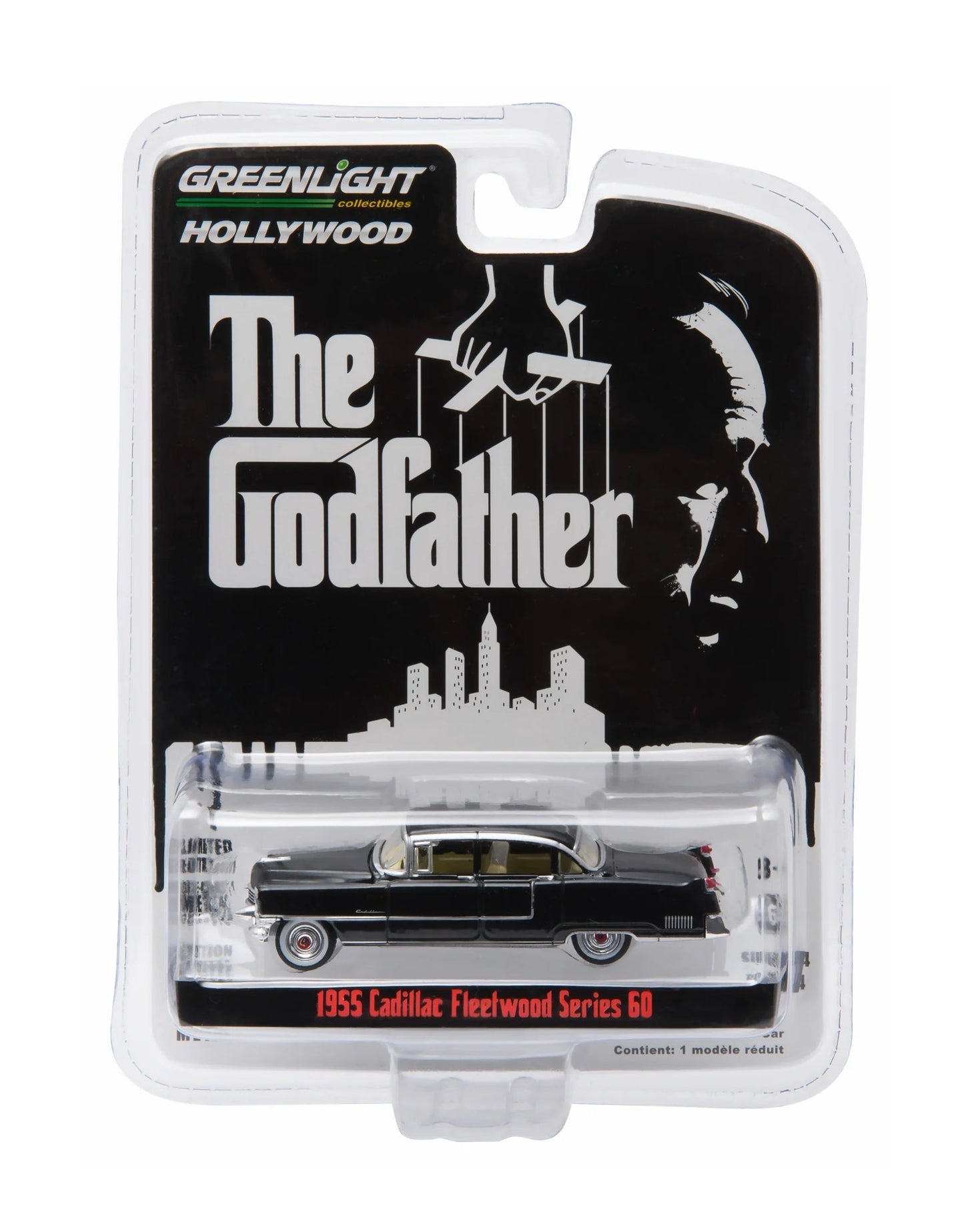 Greenlight - 1955 Cadillac Fleetwood Series 60 - The Godfather - Scale 1/64 Hollywood Series