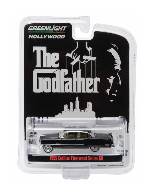 Greenlight - 1955 Cadillac Fleetwood Serie 60 - The Godfather - Scala 1/64 Hollywood Series