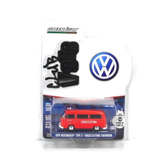 Greenlight Collectibles - 1978 Volkswagen Type 2 Einsatzleitung Feuerwehr - Club V-Dub - Scala 1/64