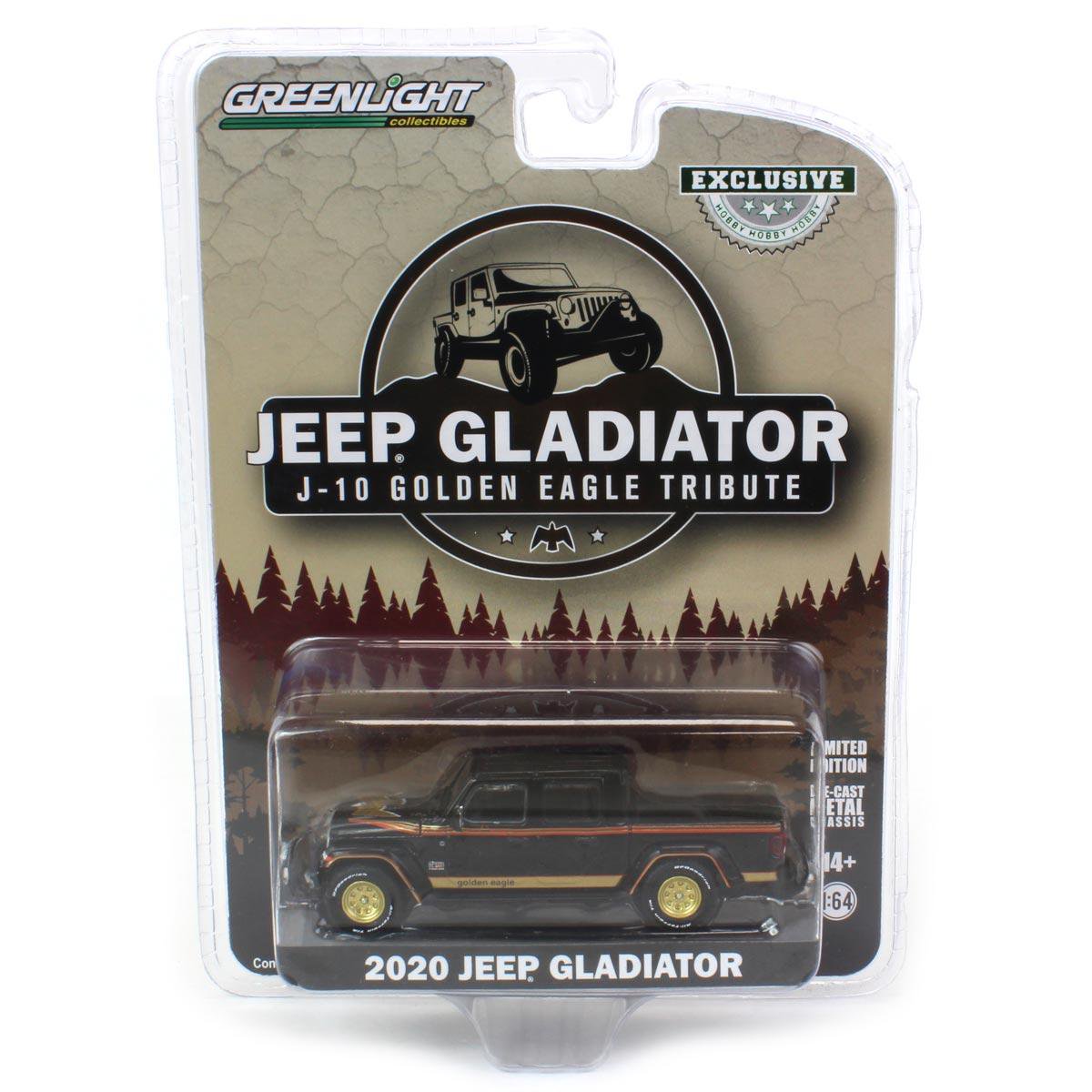 Greenlight - Jeep Gladiator 2020 J-10 Golden Eagle Tribute - Greenlight - Scale 1/64