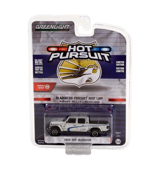 Greenlight - 2020 Jeep Gladiator - Greenlight Series Hot Pursuit - Scala 1/64