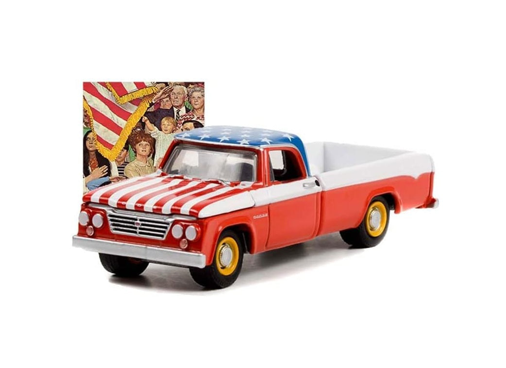 Greenlight Collectibles - 1962 Dodge D-200 Pickup Norman Rockwell - 1/64 Scale